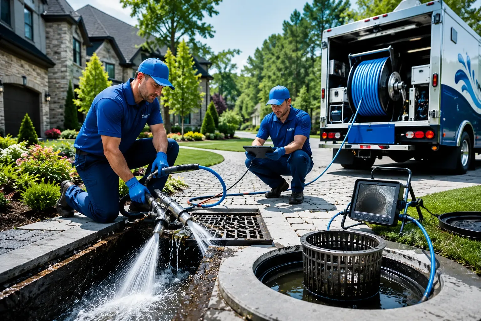 Local outdoor drain cleaning professionals in Gales Ferry, CT